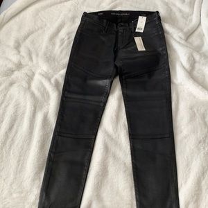 Banana Republic Leather Look Jeans